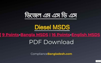 DIESEL MSDS | Download | Bangla & English | 09 & 16 Points |