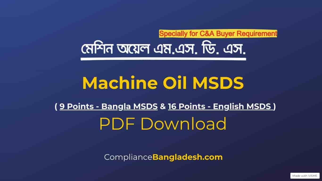 MSDS Compliance Bangladesh