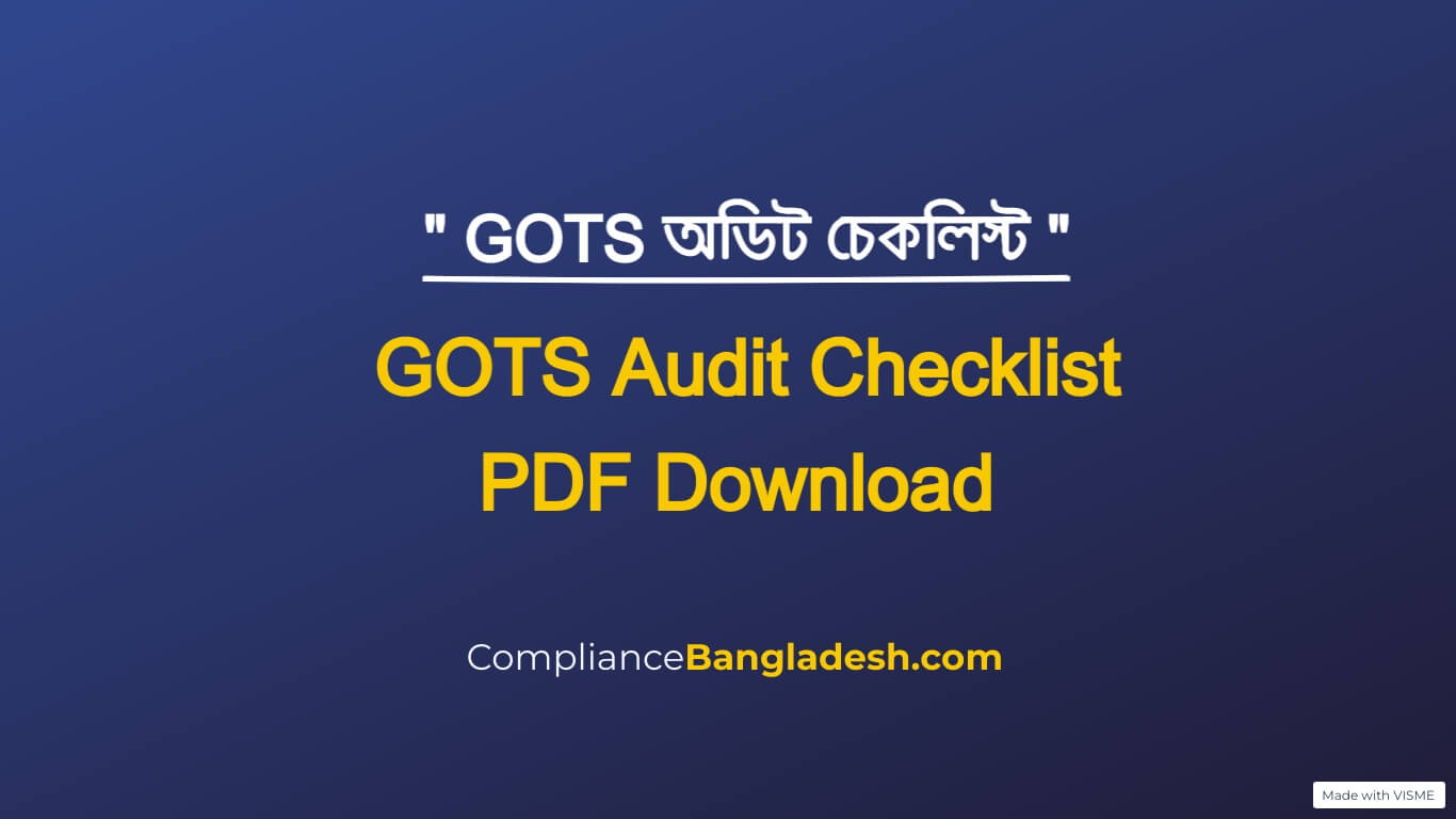 GOTS Audit Checklist | PDF Download