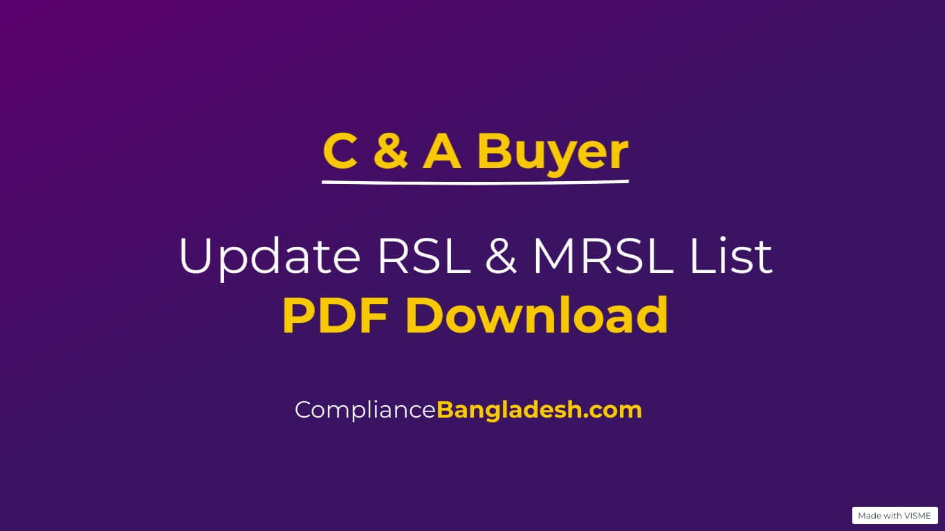 C&A RSL and MRSL List Download