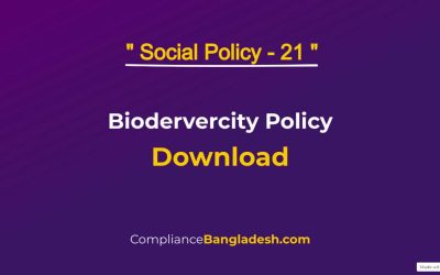 Biodiversity Policy | Bangla | Download | Policy No-21