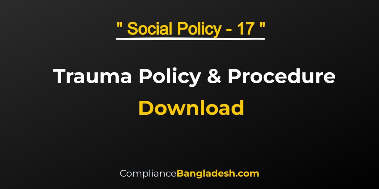 Trauma Policy in Bangla | Download