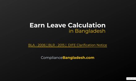 Earn Leave Calculation in Bangladesh