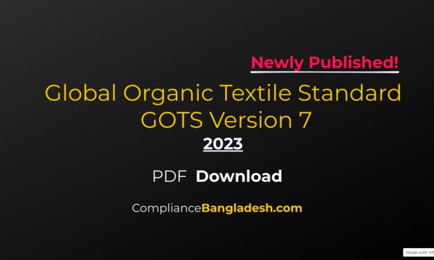 Global Organic Textile Standard | GOTS Version 7 | pdf download