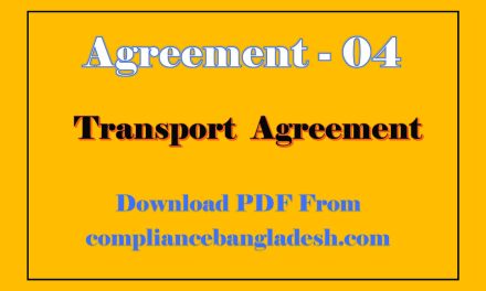 Transport Agreement।। PDF DOWNLOAD