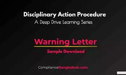 Warning letter for employee | Bangla | Sample Download