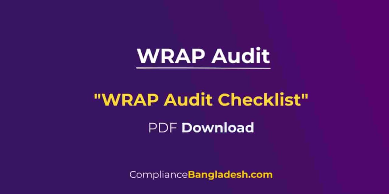 WRAP audit checklist | PDF Download
