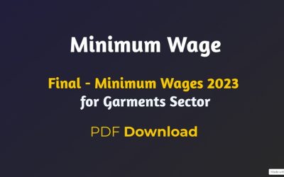 Final – Garments minimum wage 2023 | pdf Download