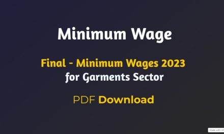 Final – Garments minimum wage 2023 | pdf Download