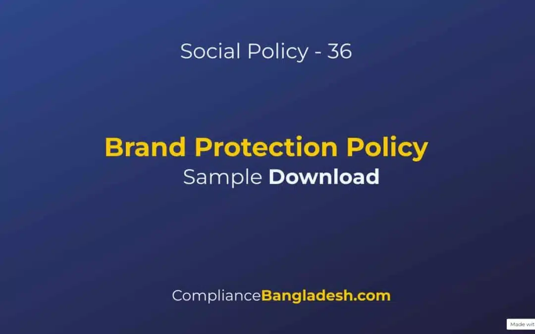 Brand Protection Policy | Bangla | Download | Policy # 36