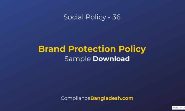 Brand Protection Policy | Bangla | Download | Policy # 36
