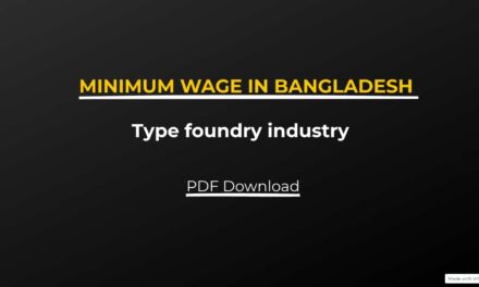 Type foundry industry Minimum Wage | 1983 | PDF Download