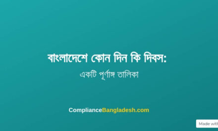 বাংলাদেশে কোন দিন কি দিবস: ২০২৫ সালের দিবসগুলোর তালিকা