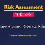 ঝুঁকি বিশ্লেষণ ও মূল্যায়ন । ঝুঁকির মাত্রা নির্ধারণ করা | পর্বঃ ৬