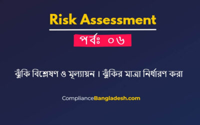 ঝুঁকি বিশ্লেষণ ও মূল্যায়ন । ঝুঁকির মাত্রা নির্ধারণ করা | পর্বঃ ৬