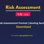 Risk assessment format – Sewing Section | Download | Post #9