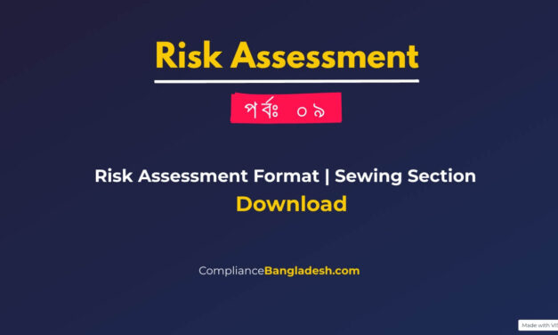 Risk assessment format – Sewing Section | Download | Post #9