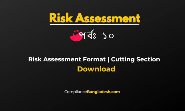 Cutting Section Risk assessment format | Download | Post #10